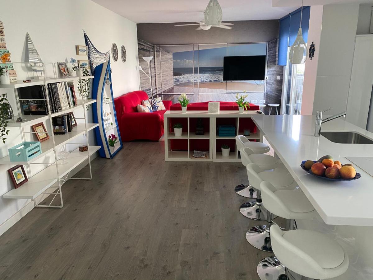 Atico 90M De Terraza, Jacuzzi Privado Y Cargador De Coche Electrico En Cabria, อัลมูเญการ์ ภายนอก รูปภาพ